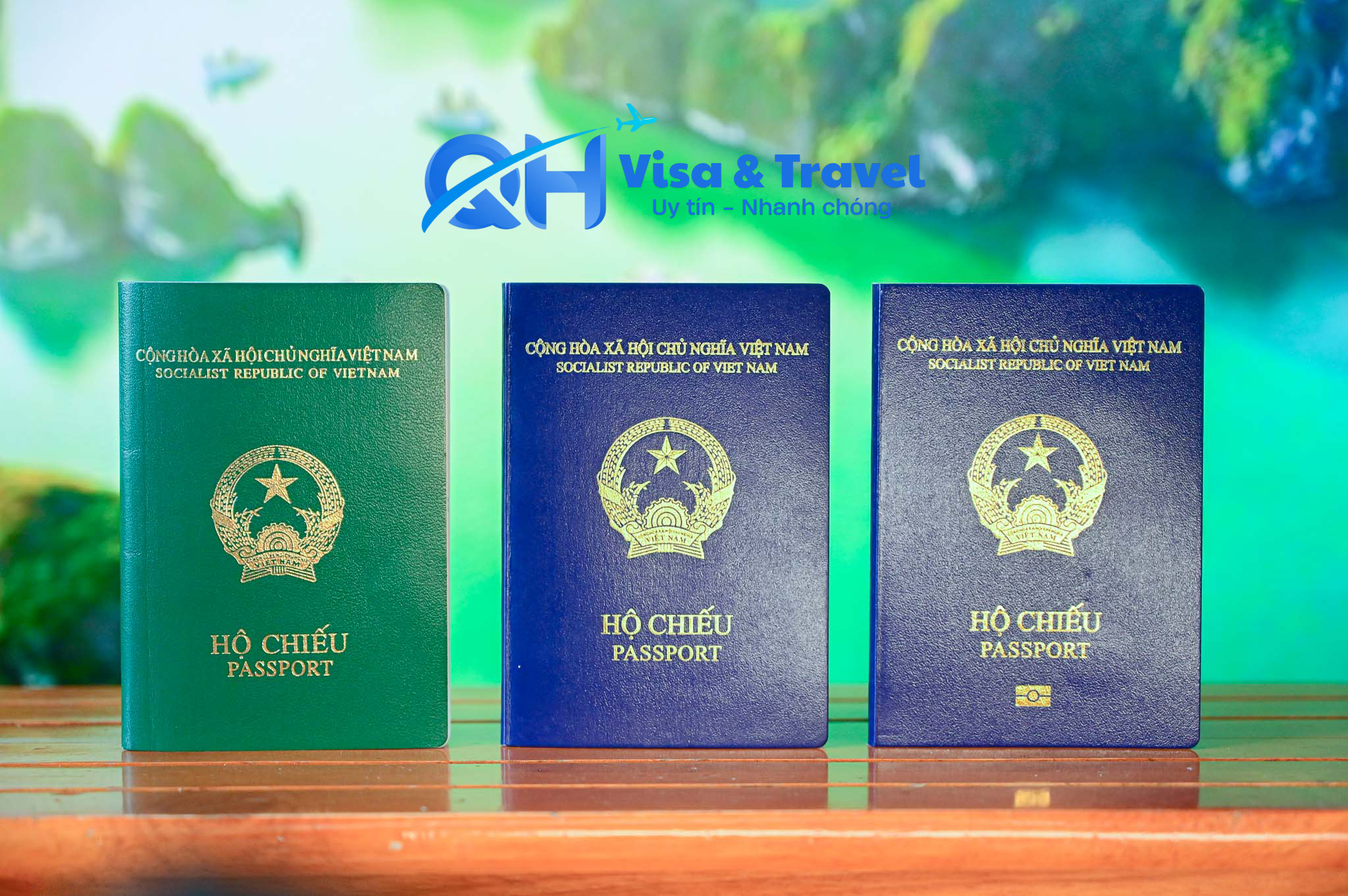 Hộ chiếu cũ - Hộ chiếu Mới - Hộ chiếu gắn Chip