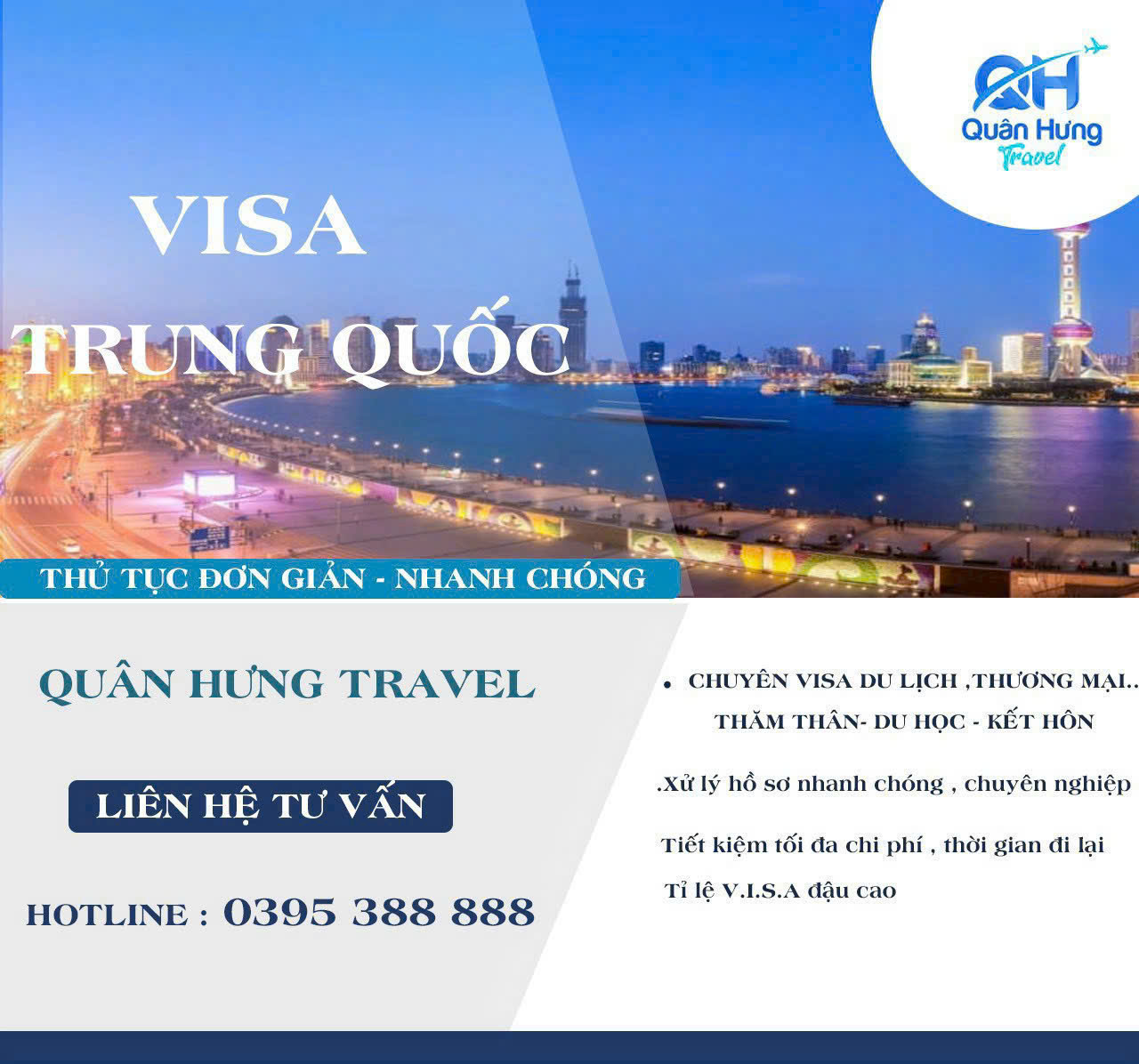 Tư vấn thủ tục và hồ sơ xin Visa Trung Quốc